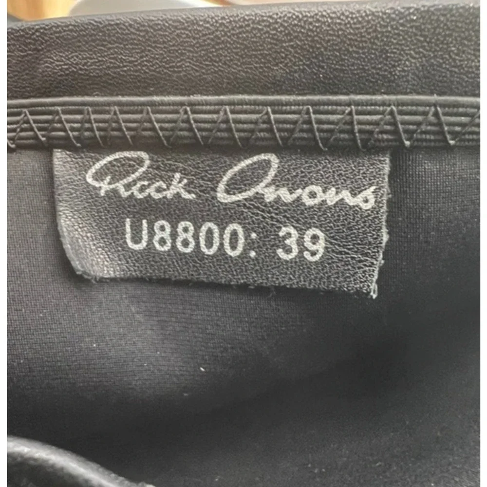 Rick Owens Sneaker Boots Thigh High Stretch Over Knee Pull On Size EU 39